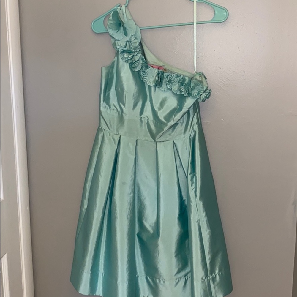 One Shoulder Semi Formal Dress